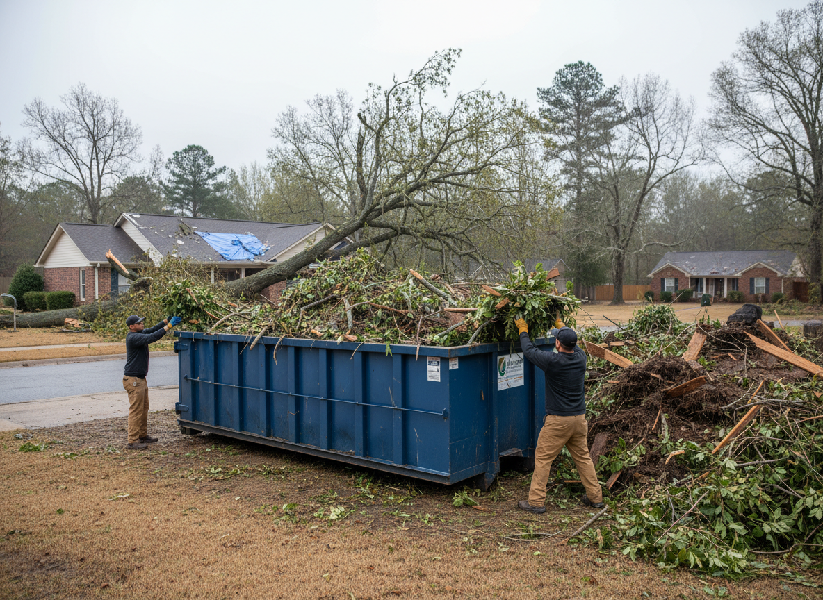 What Rolloff Dumpster Rentals Cost for Yard Cleanup After Storms