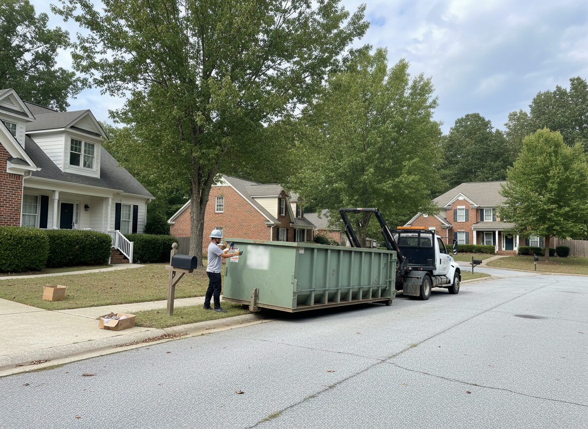Residential Dumpster Rental in Calhoun